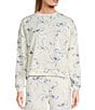 Honey & Sparkle Bow Printed Coordinating Sweatshirt, Color:Ivory/Cashmere - Image 1