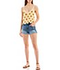 Color:Natural/Yellow - Image 3 - Daisy Crochet Tank Top