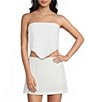 Honey & Sparkle Embroidered Eyelet Tie Back Pointed Hem Top - Image 5