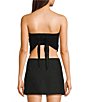 Honey & Sparkle Embroidered Eyelet Tie Back Pointed Hem Top - Image 2