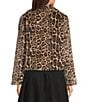 Honey & Sparkle Leopard Faux Fur Jacket, Color:Brown/Black - Image 2