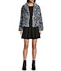 Honey & Sparkle Leopard Printed Faux Fur Jacket, Color:Grey/Charcoal - Image 4