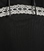 Honey & Sparkle Mesh Short Flutter Sleeve Tie Back Top - Image 4