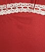 Honey & Sparkle Mesh Short Flutter Sleeve Tie Back Top - Image 4