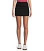 Honey & Sparkle Nylon Cargo Skirt, Color:Black - Image 1