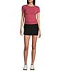 Honey & Sparkle Nylon Cargo Skirt, Color:Black - Image 3
