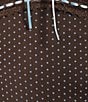 Honey & Sparkle Polka Dot Mesh Flutter Sleeve Tie Back Top - Image 4