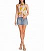 Honey & Sparkle Satin Halter Neck Top - Image 3