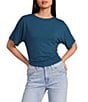 Honey & Sparkle Short Sleeve Side Cinch Tee - Image 1
