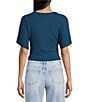 Honey & Sparkle Short Sleeve Side Cinch Tee - Image 2