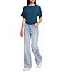 Honey & Sparkle Short Sleeve Side Cinch Tee - Image 3