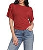 Honey & Sparkle Short Sleeve Side Cinch Tee - Image 5