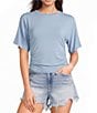 Honey & Sparkle Short Sleeve Side Cinch Tee - Image 1