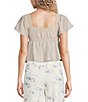 Honey & Sparkle Solid Smocked Baby Doll Top - Image 6