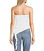Color:White - Image 2 - Strapless Jersey Jellyfish Top