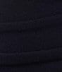 Color:Navy - Image 4 - Adjustable Rose Strap V-Neckline Scuba Crepe Bodice Dress
