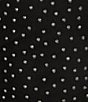 Honey and Rosie Adjustable Strap Sleeveless Fitted Mesh Rhinestone Midi Dress, Color:Black/Silver - Image 4