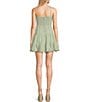 Honey and Rosie Adjustable Strap Textured Chiffon Sun Dress, Color:Sage - Image 2