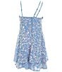 Color:Perry - Image 2 - Honey And Rosie Big Girls 7-16 One-Shoulder Sequin Fit & Flare Dress