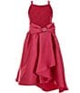 Color:Magenta - Image 1 - Big Girls 7-16 Embellished Oversized Bow Dress