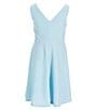 Color:Aqua - Image 2 - Big Girls 7-16 Sleeveless A-Line Tank Dress