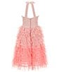 Color:Blush Multi - Image 2 - Big Girls 7-16 Sleeveless Solid/Ombre Cupcake Fit-And-Flare Dress
