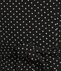 Honey and Rosie Dotted Scuba Crepe Sweetheart Neck Jumpsuit, Color:Black/White - Image 3