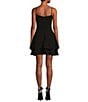 Color:Black - Image 2 - Emma Bodice Double Hem Fit-And-Flare Dress