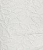 Honey and Rosie Floral Lace Asymmetrical Hem Ruffle Trim Dress, Color:Ivory - Image 4