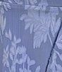 Honey and Rosie Floral Tie Strap Ruffle Side Slit Midi Dress, Color:Cornflower - Image 3
