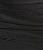 Honey and Rosie Illusion Corset Inspired Bodice Side Slit Flitted Midi Dress, Color:Black - Image 4