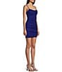 Honey and Rosie Lace Ruched Bodice Bodycon Dress, Color:Cobalt - Image 3