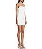 Honey and Rosie Lace Ruched Bodice Bodycon Dress, Color:Ivory - Image 3