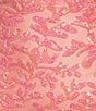 Honey and Rosie Pattern Sequin One Shoulder Double Strap Bodycon Dress, Color:Coral/Peach - Image 4