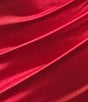 Honey and Rosie Sateen Sweetheart Neck Strapless Corset Long Dress, Color:Cherry - Image 4