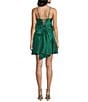 Honey and Rosie Spaghetti Strap A-Line Pleated Glitter Dress - Image 2
