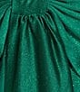 Honey and Rosie Spaghetti Strap A-Line Pleated Glitter Dress - Image 4