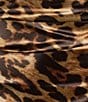 Honey and Rosie Spaghetti Strap Surplus Animal Printed Dress, Color:Brown/Multi - Image 4
