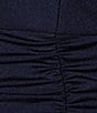 Color:Navy - Image 4 - Spaghetti Strap V-Neck Fitted Dress