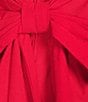 Honey and Rosie Strapless Bow Back Fit and Flare Dress, Color:Red - Image 4