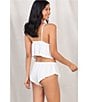 Color:White - Image 4 - Charli Jersey Eyelet Lace Cheeky Short