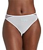 Color:White - Image 1 - Harper Solid Wifey Bridal Thong