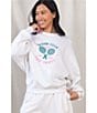 Color:White - Image 4 - No Plans Coordinating Terry Sweatshirt