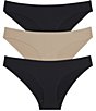 Color:Black/Desert Tan/Black - Image 1 - Skinz Bikini Panty 3-Pack