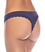 Color:Zealous - Image 2 - Willow Lace Edge Thong