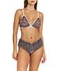 HONEYDEW Honeydew Rumba Mesh Tiered Ruffled Leopard Print Cheeky Hipster Panty, Color:Caramel Leopard - Image 2