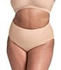 Honeylove Crossover Brief, Color:Sand - Image 4