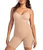 Color:Sand - Image 1 - Low-Back Allover Smoothing Bodysuit