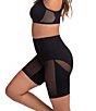 Honeylove Meshsculpt Mid-Waist Shaping Short, Color:Vamp - Image 3