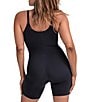 Color:Runway - Image 2 - Mid-Thigh Sleeveless V-Neck Sculpt Compression Bodysuit